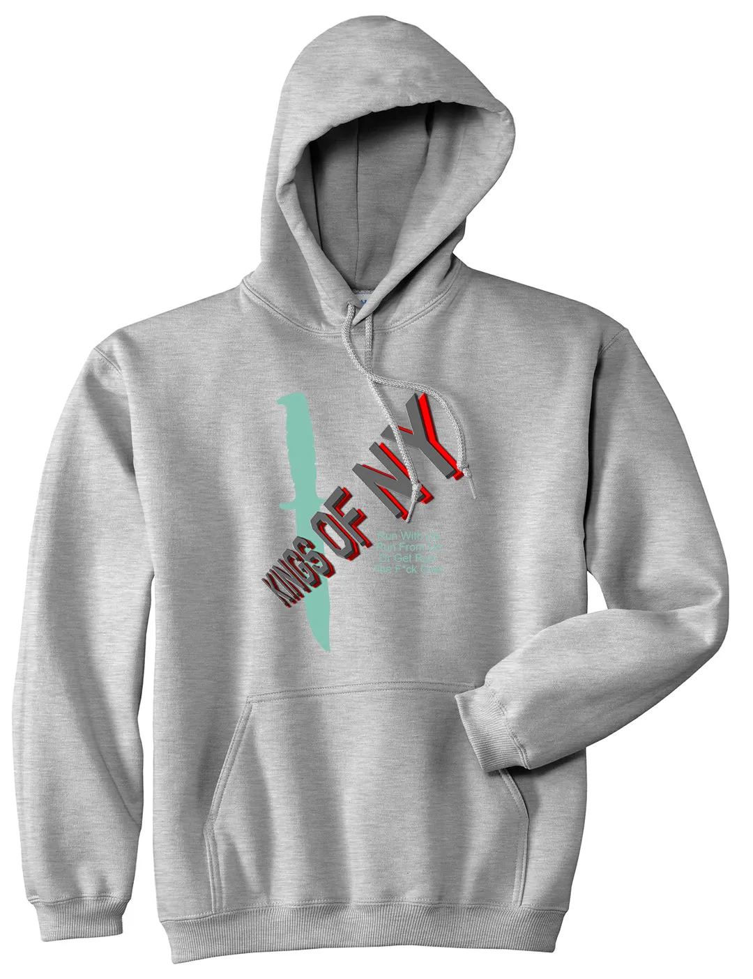 Run With Us Knife Pullover Hoodie