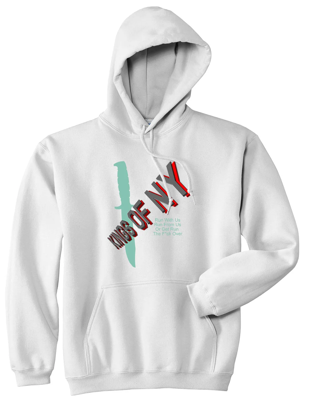 Run With Us Knife Pullover Hoodie