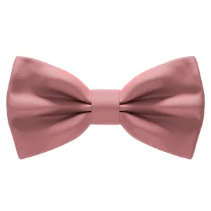 Satin Dusty Rose Bow Tie