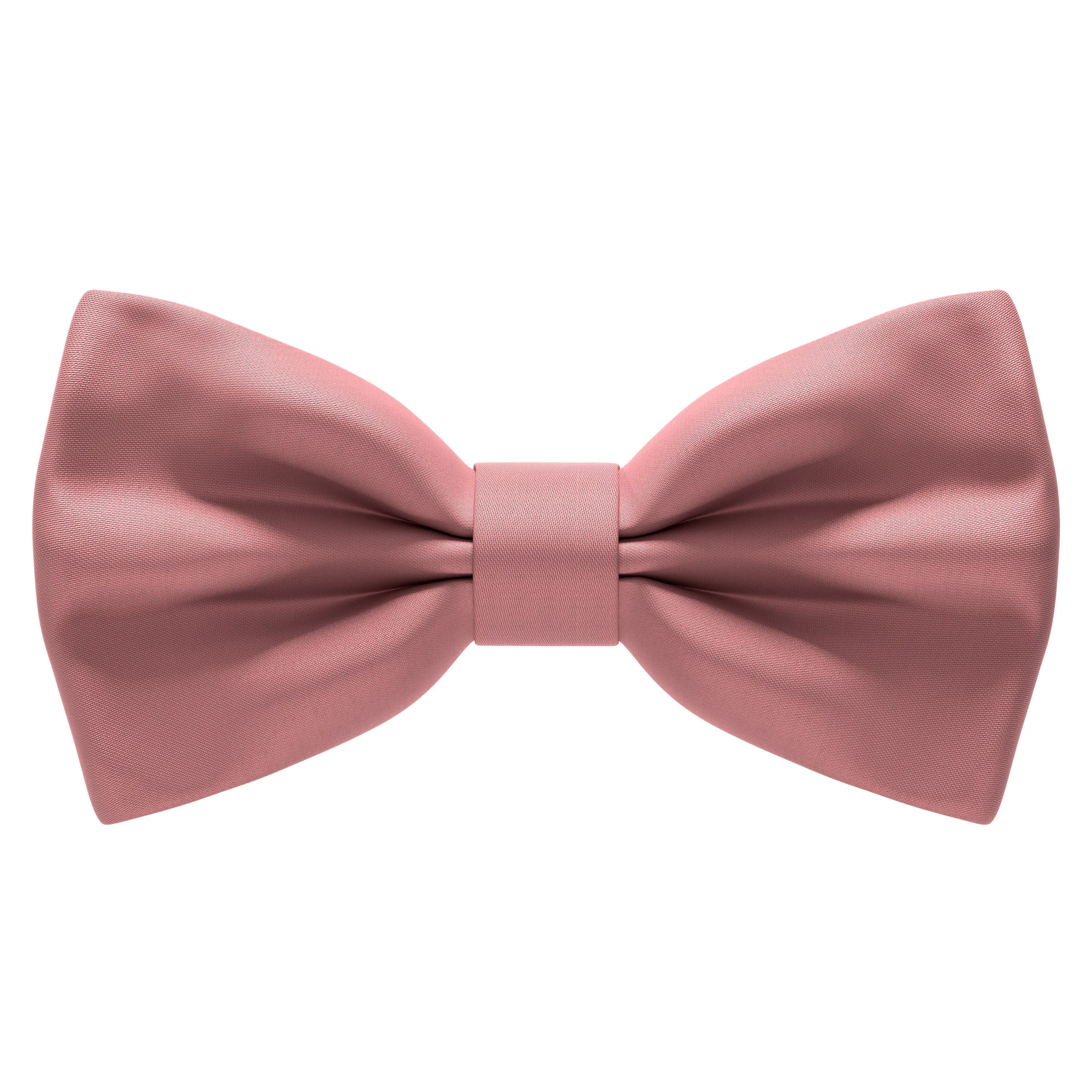 Satin Dusty Rose Bow Tie