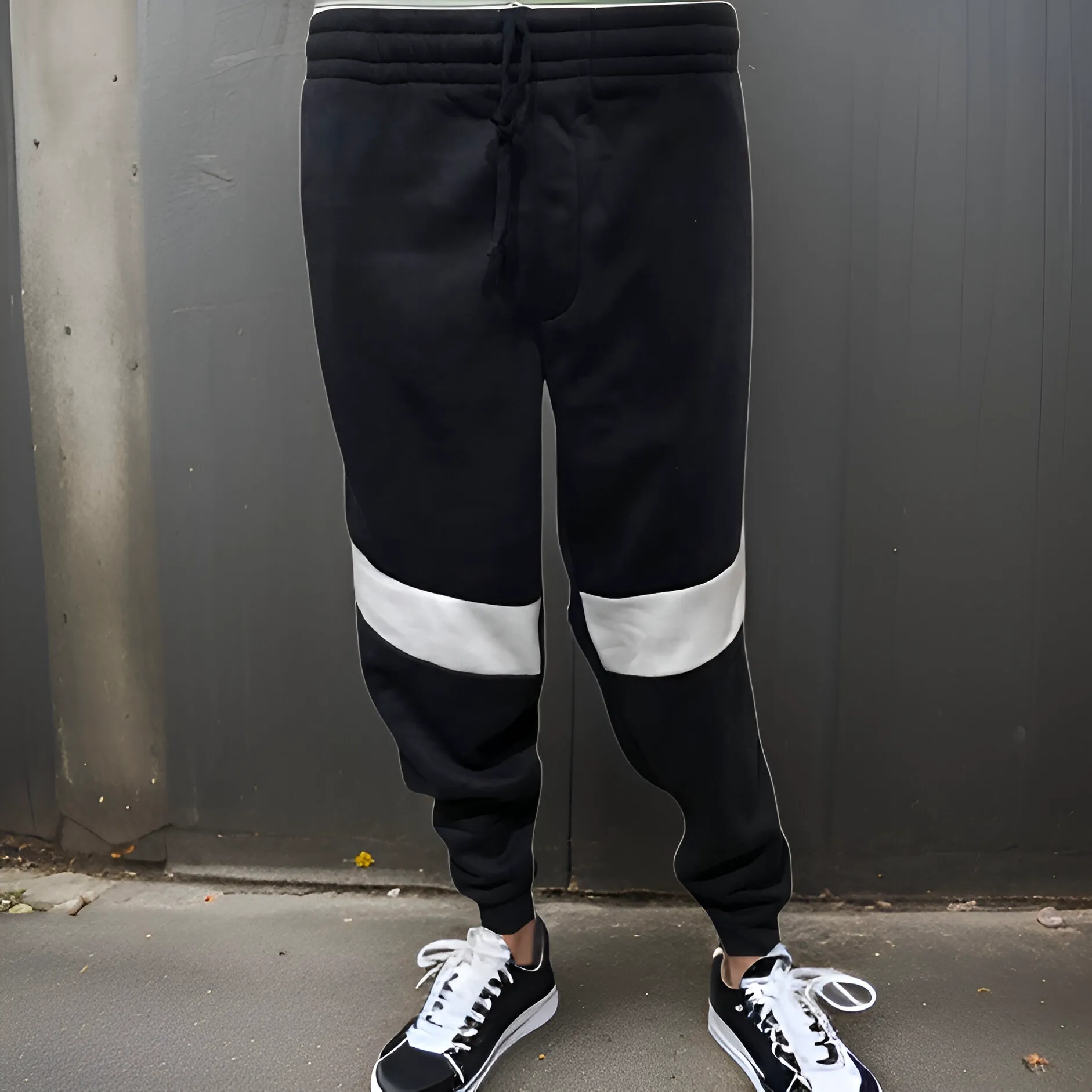 ^SEAN JOHN^ (NAVY-MULTI) POLYESTER JOGGER SWEATPANTS (XB SIZED)