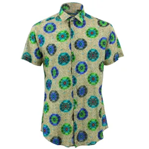 Slim Fit Short Sleeve Shirt - The Eye of the Kaleidoscope