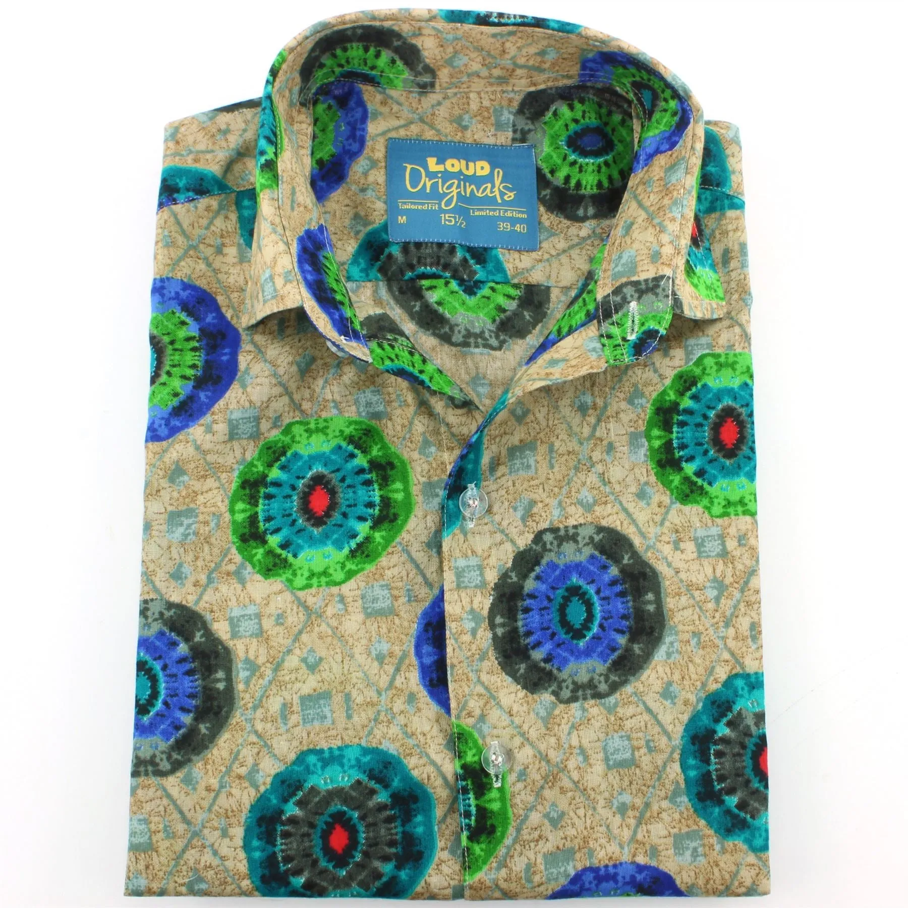 Slim Fit Short Sleeve Shirt - The Eye of the Kaleidoscope