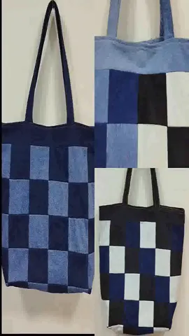 SS24 Rework / Upcycled Denim Patchwork Tote Bag