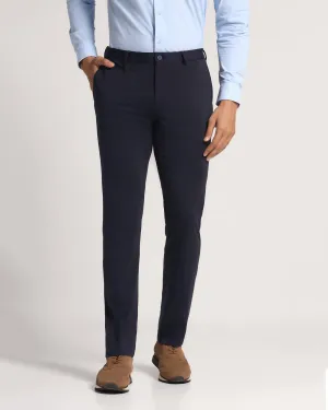 TechPro Slim Fit B-91 Formal Navy Solid Trouser - Explorer