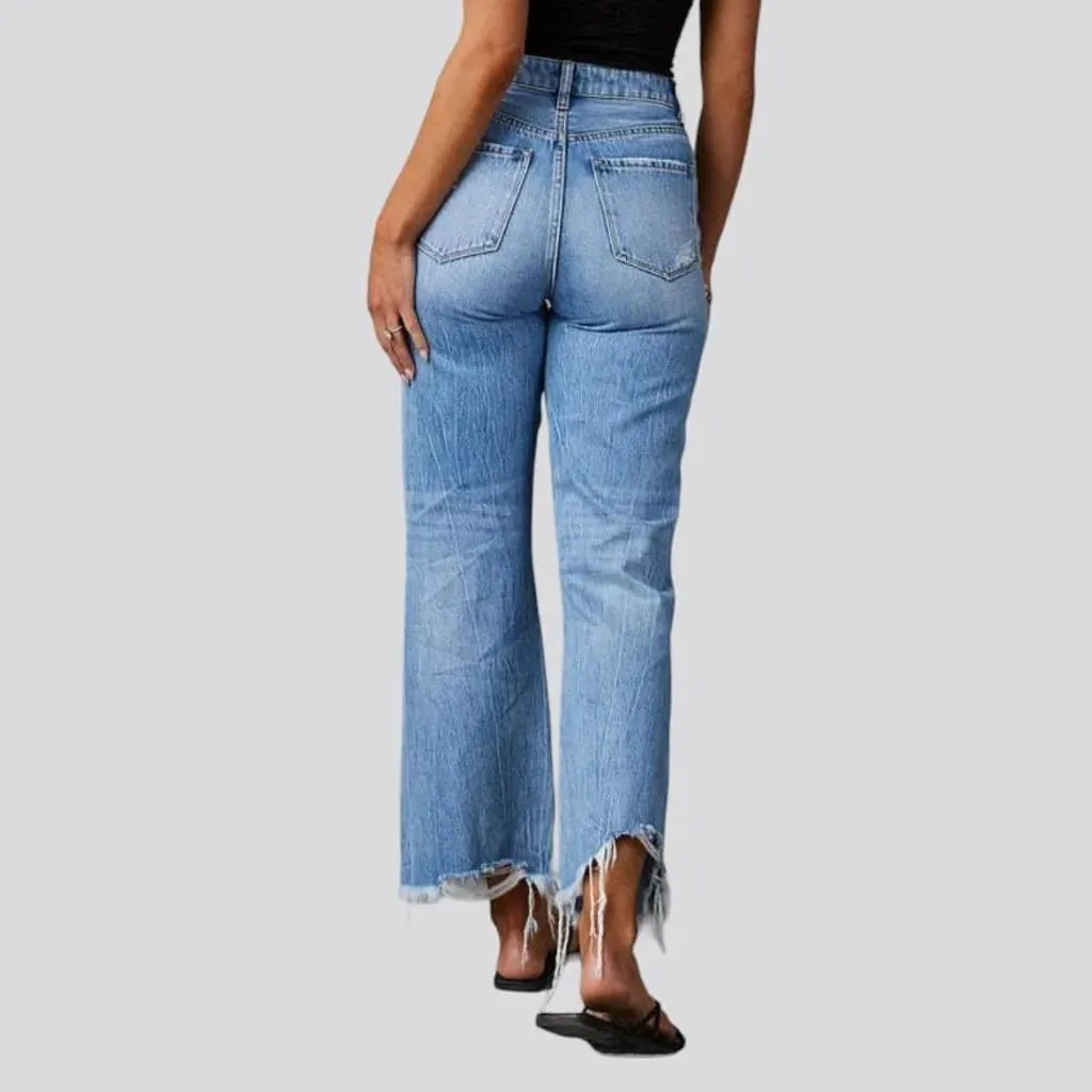 Women's grunge jeans