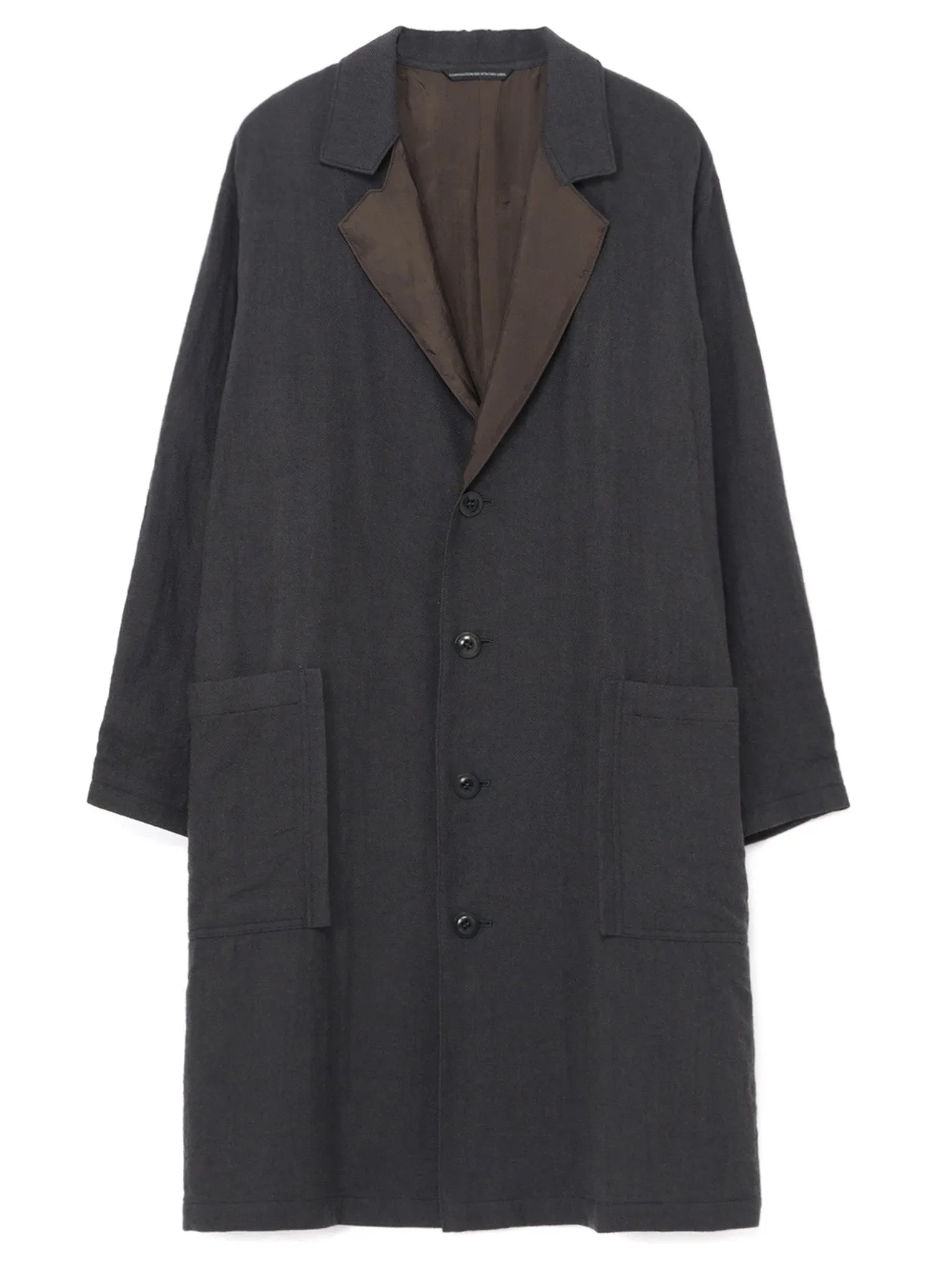 WOOL LONG COLLER JACKET