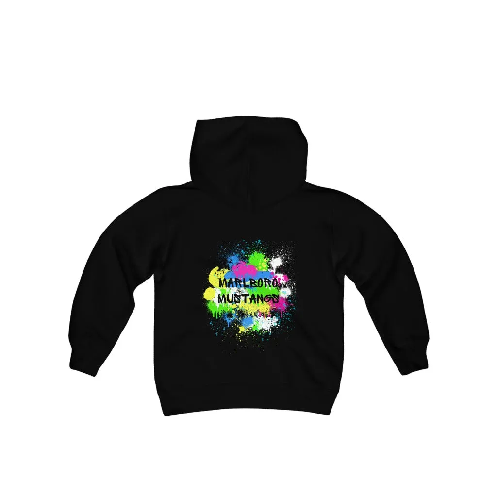 Youth Marlboro Mustangs Hoodie, Graffiti